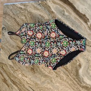 Boden Enchanting Twig Wrap One-Piece Swimsuit